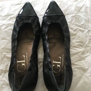 AGL Patent and soft leather flats